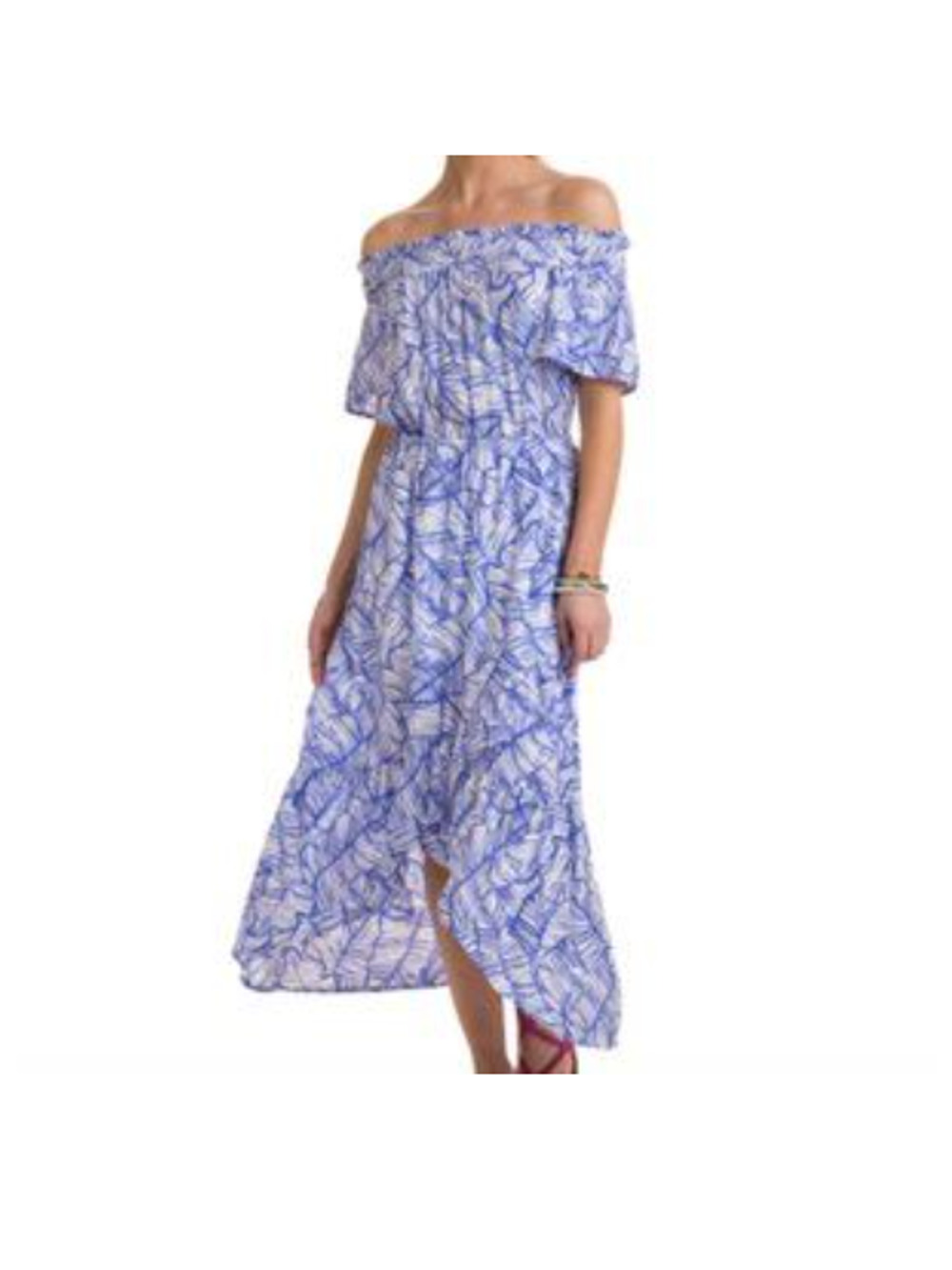 Off the shoulder high-low  maxi dress size 2